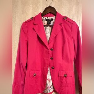 Twiggy London Women's Pink Blazer